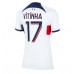 Maillot de foot Paris Saint-Germain Vitinha Ferreira #17 Extérieur vêtements Femmes 2023-24 Manches Courtes